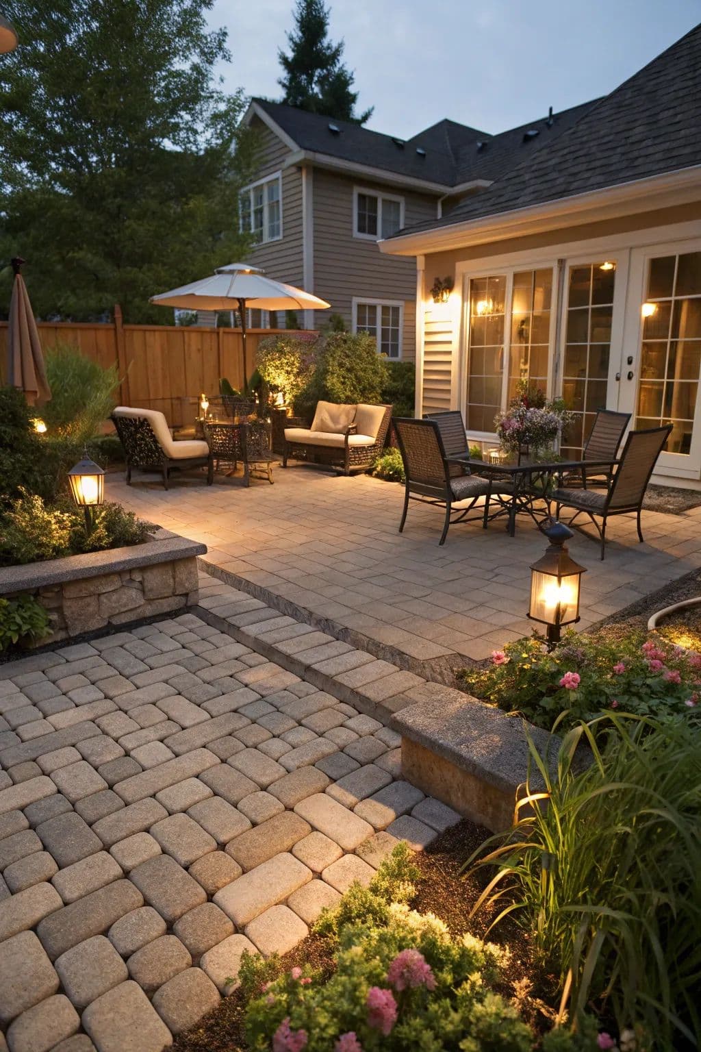 Patio installation in Norwich