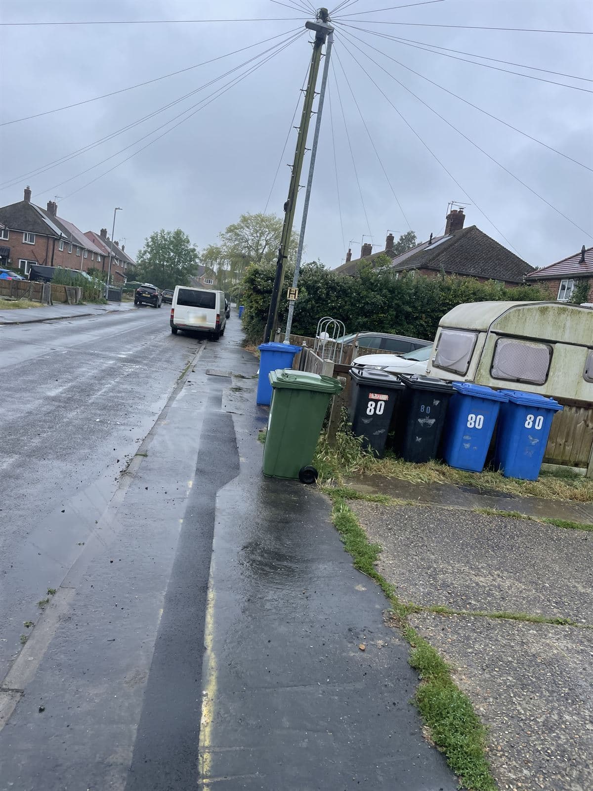 Footway and carriageway reinstatement finished to highway specification